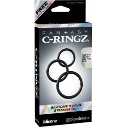 Fantasy C-ringz Lot de 3 cockrings Silicone C-Ringz